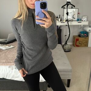1/3 ZIP UP SWEATER
